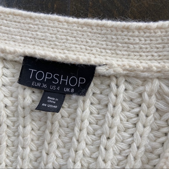 Top shop oversized cardi sz S - Picture 3 of 4